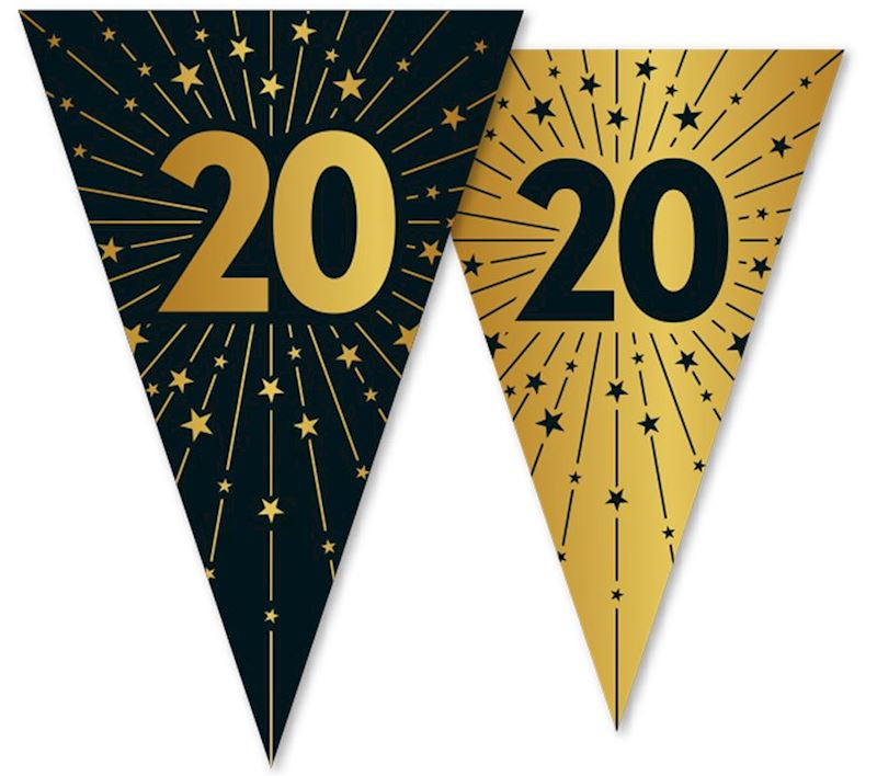 Wimpelkette 20, 10 m Golden Celebrations