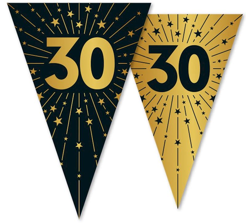 Wimpelkette 30, 10 m Golden Celebrations