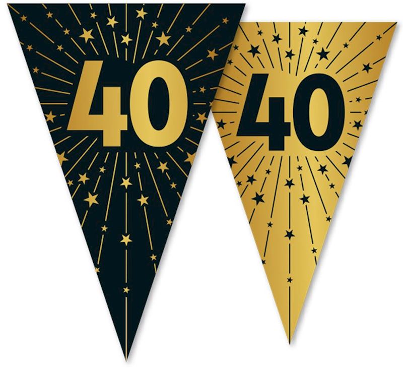 Wimpelkette 40, 10 m Golden Celebrations