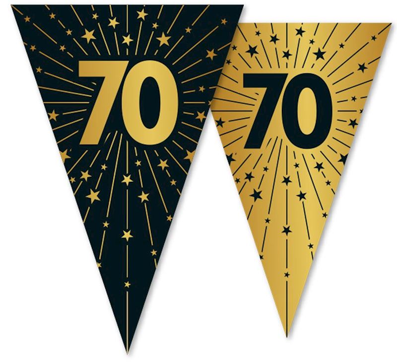 Wimpelkette 70, 10 m Golden Celebrations