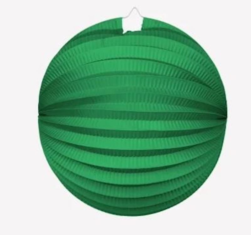 Lampion grün 25 cm ohne Kezenhalter