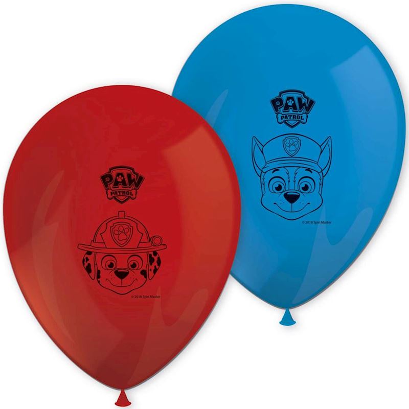Gummiballone Paw Patrol Rescue Heroes 8 Stk.