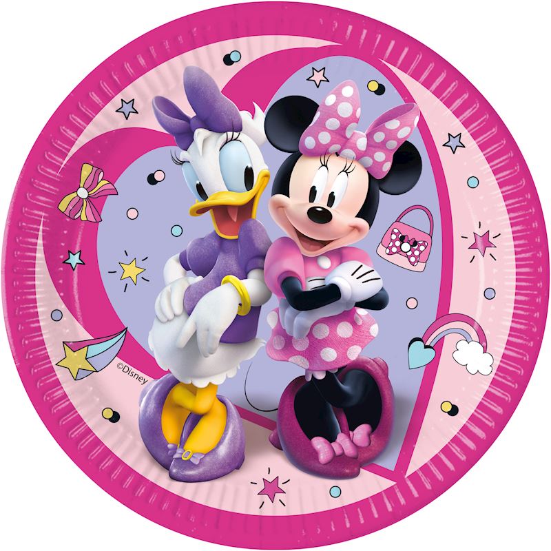 Partyteller Minnie Junior 23 cm, 8 Stk. aus Karton