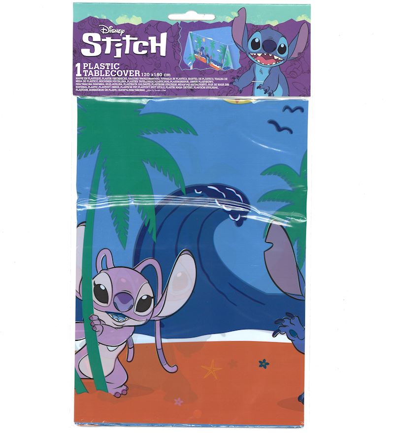 Tischdecke Stitch & Angel 120x180 cm Plastik