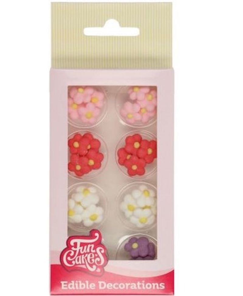 FunCakes Zucker Deko Blumen 32 Stück