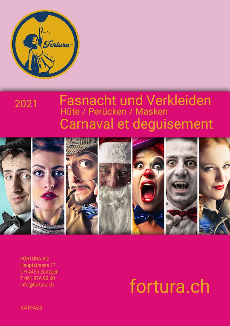 Katalog Fasnacht Perücken/Hüte/Masken