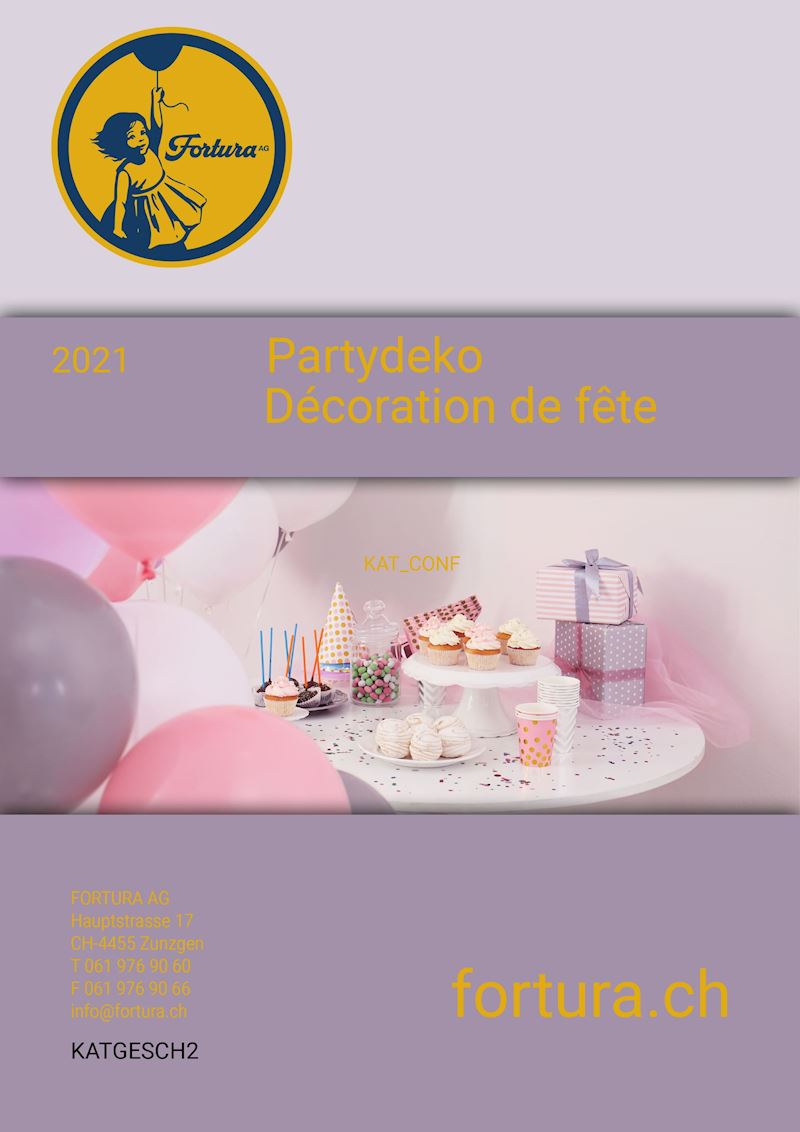 Katalog Partydekoration Partyartikel
