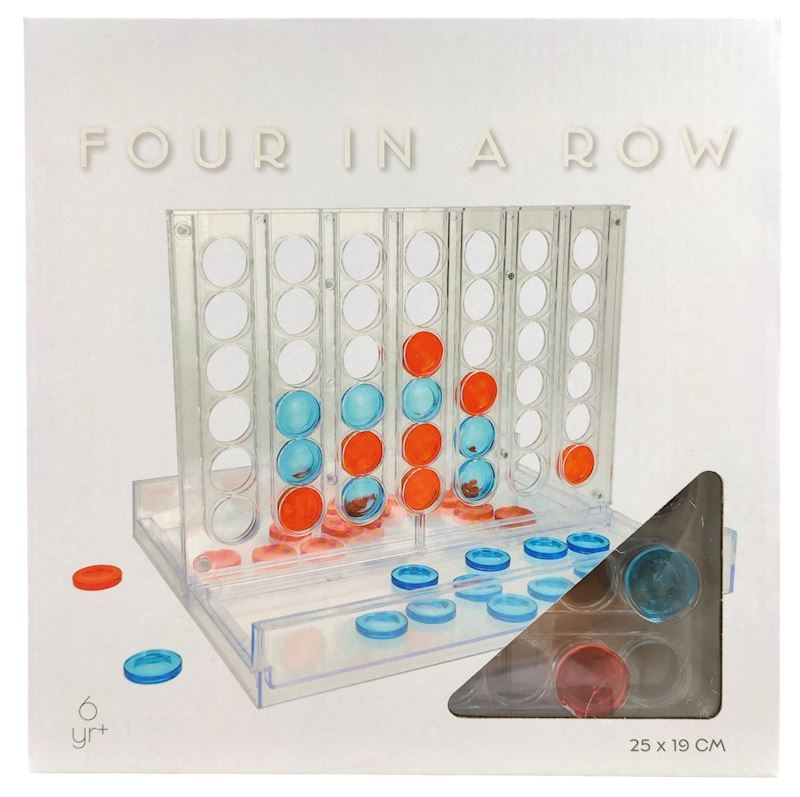 Spiel 4 Gewinnt transparent Acryl 25x19 cm