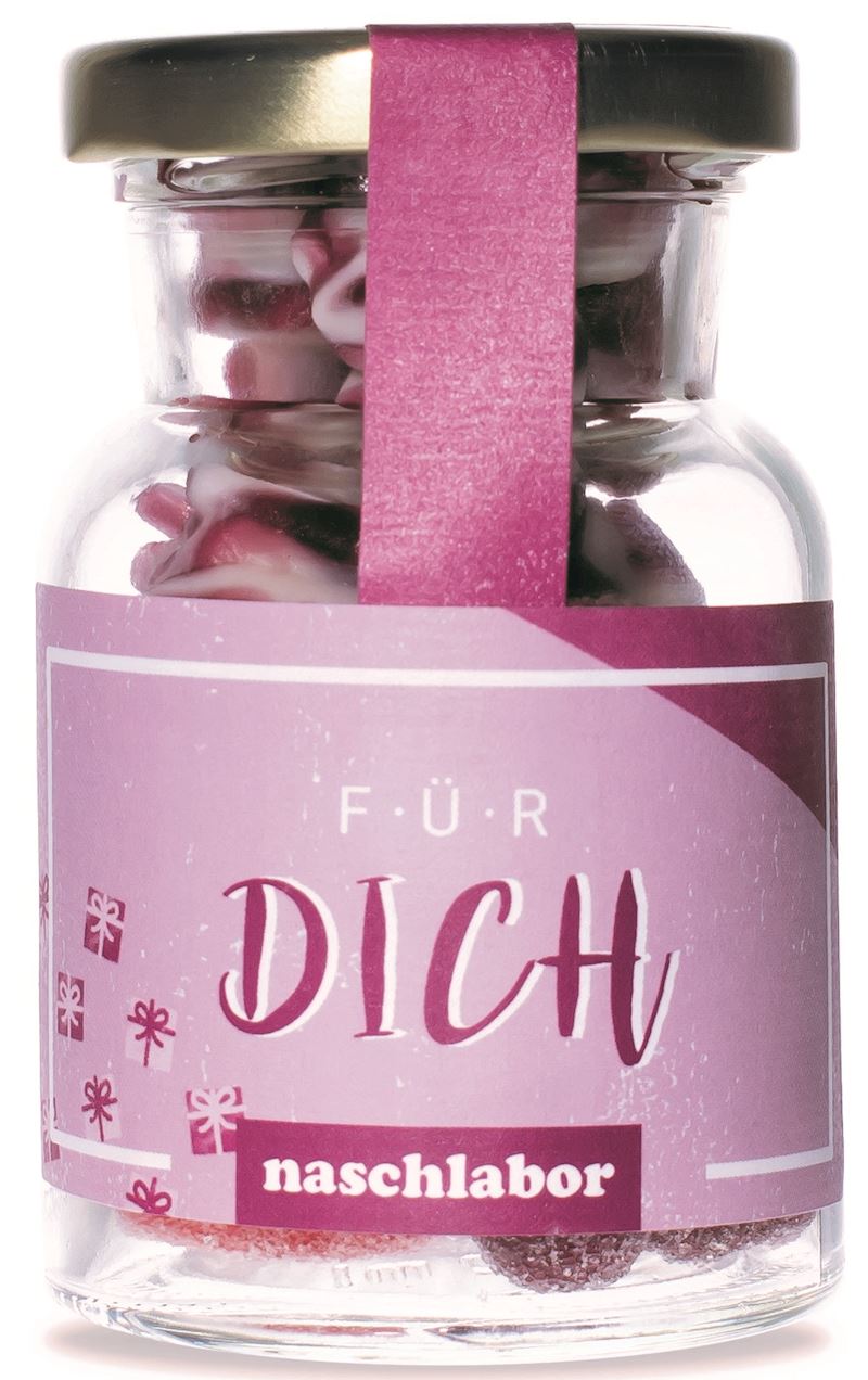 Rundglas Für Dich 120 g Fruchtgummi