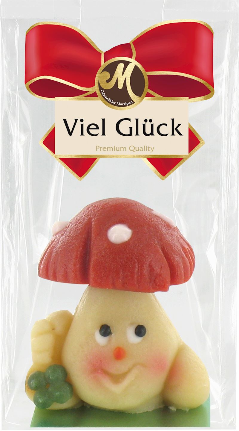 Marzipan Glückspilz Lucky im Beutel 55 g