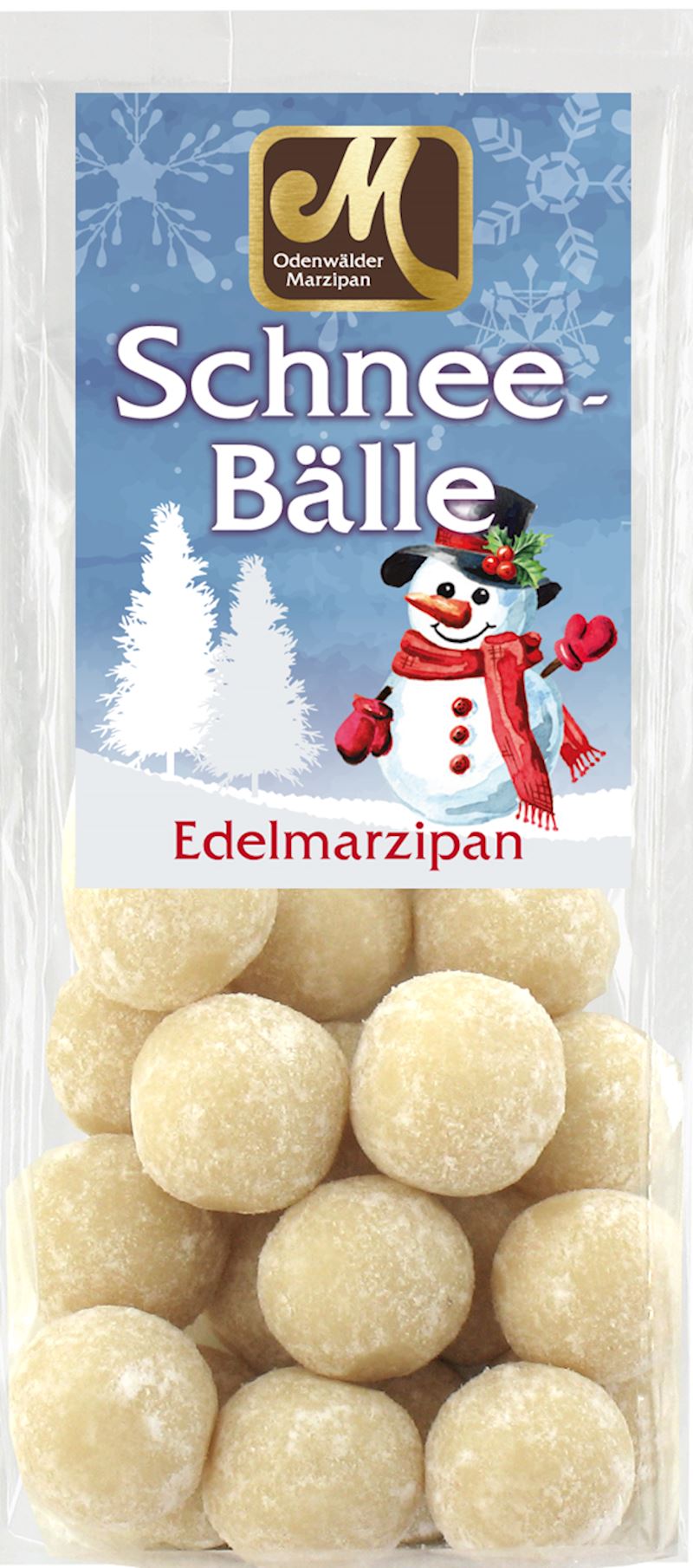 Marzipan Schneebälle 150 g im Beutel