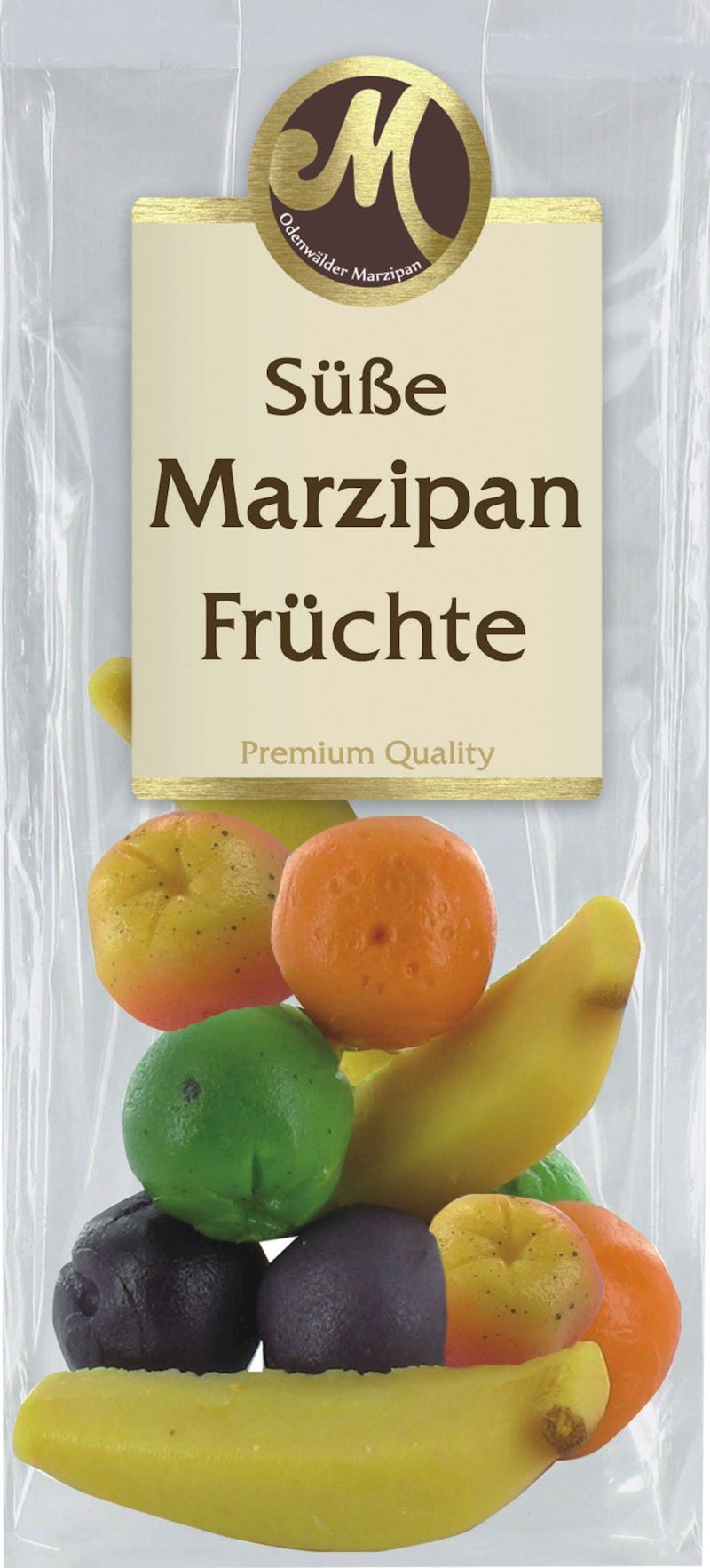 Marzipan Süsse Früchte 100 g im Beutel