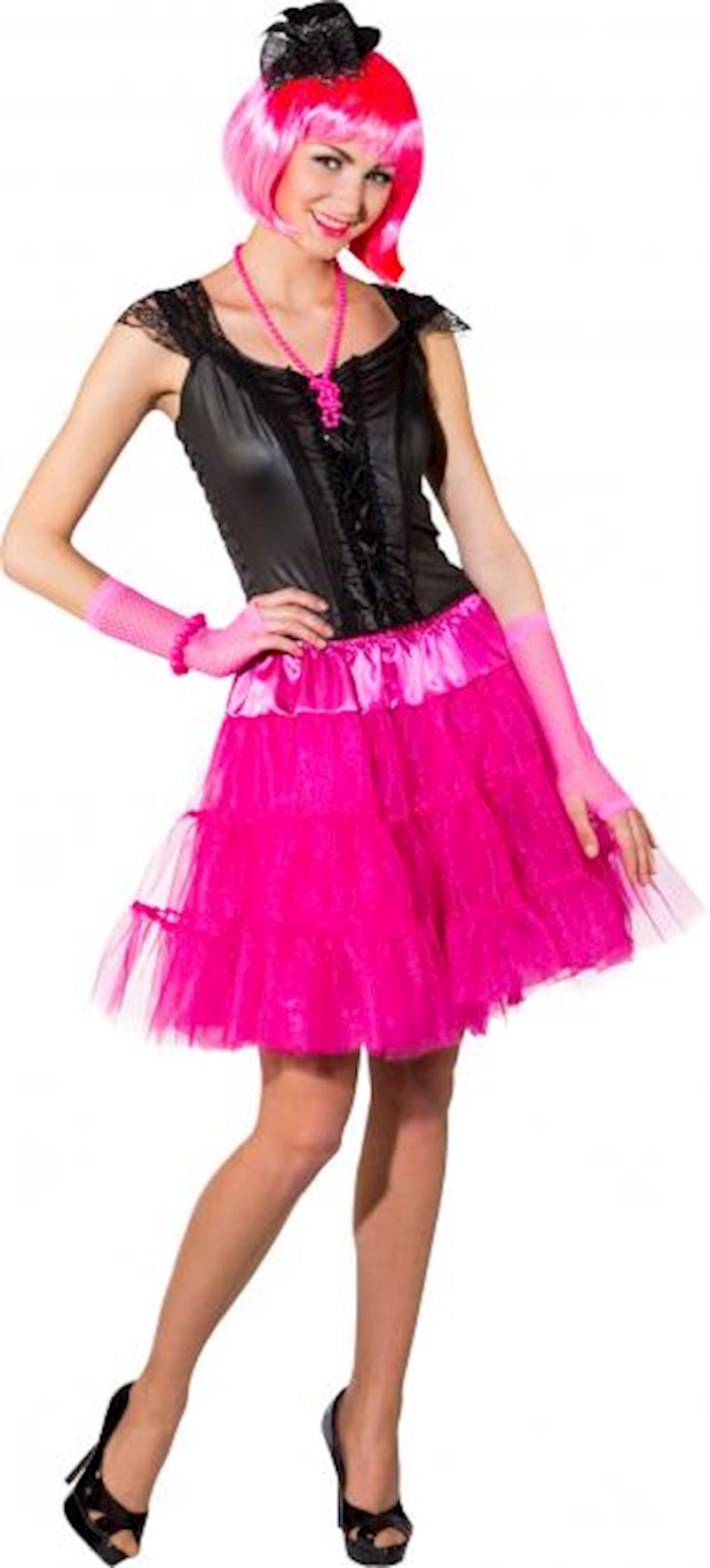 Petticoat neonpink Grösse L/XL