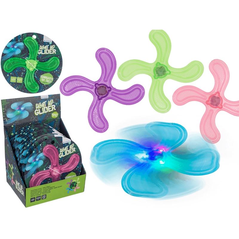Leuchtender Gleiter Glow in the Dark 21 cm DM inkl. Batt.