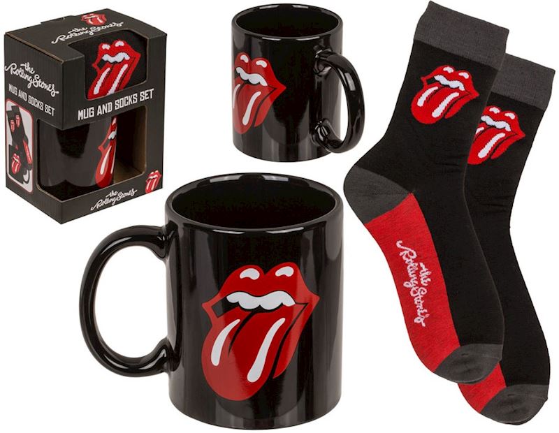 Geschenkset Tasse und Socken The Rolling Stones