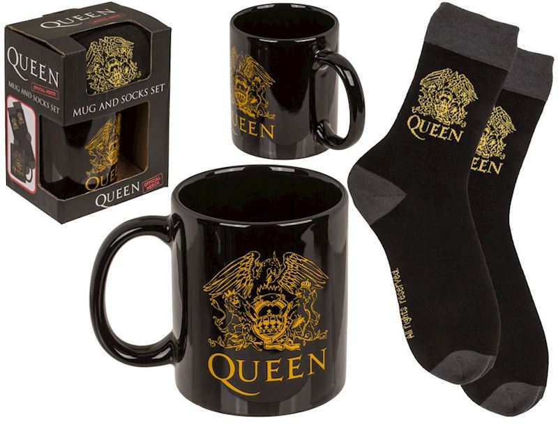 Geschenkset Tasse und Socken Queen