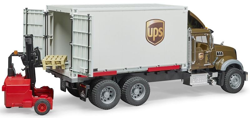 BRUDER MACK Granite UPS Logistik-LKW mit