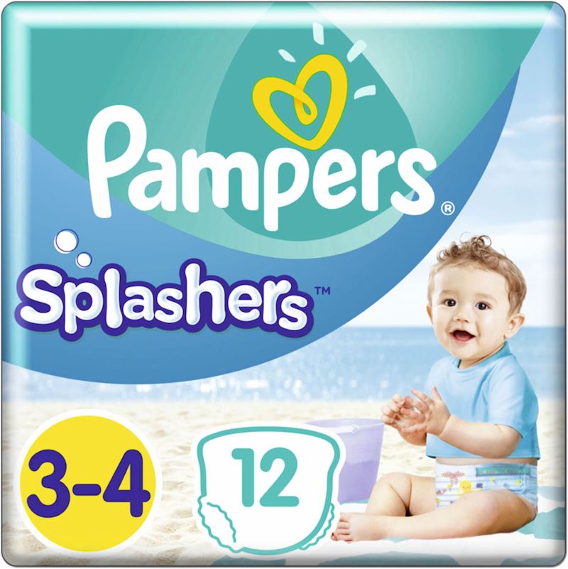 Pampers Splashers Gr. 3-4 Schwimmwindeln 12er Packung