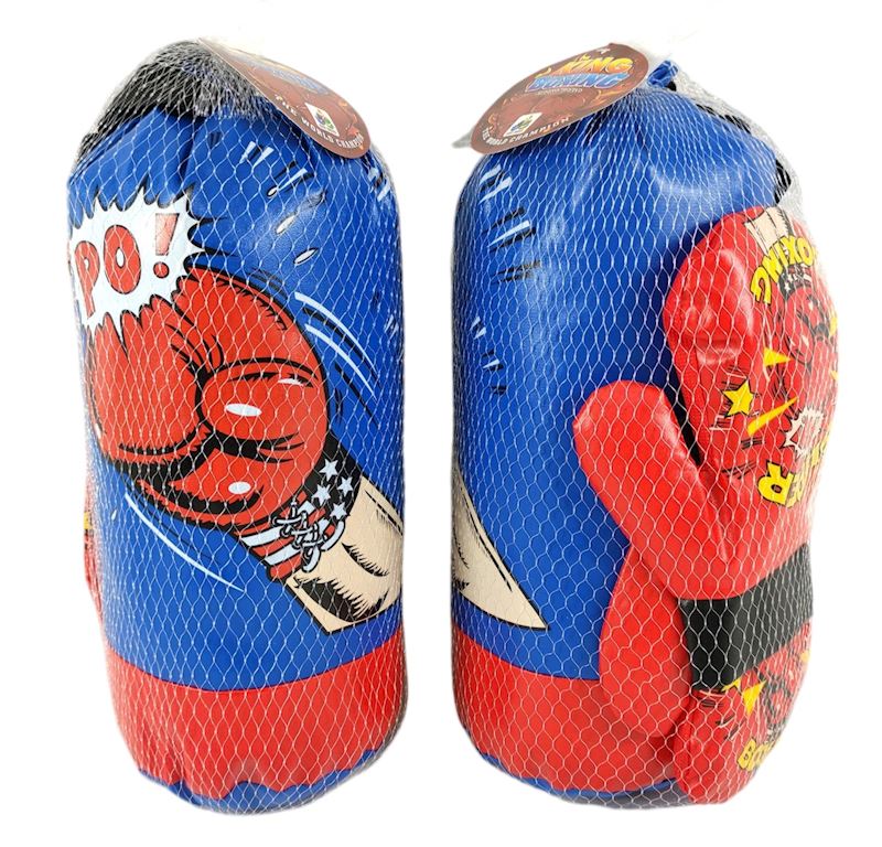 Sac de boxe avec gants 35 cm 