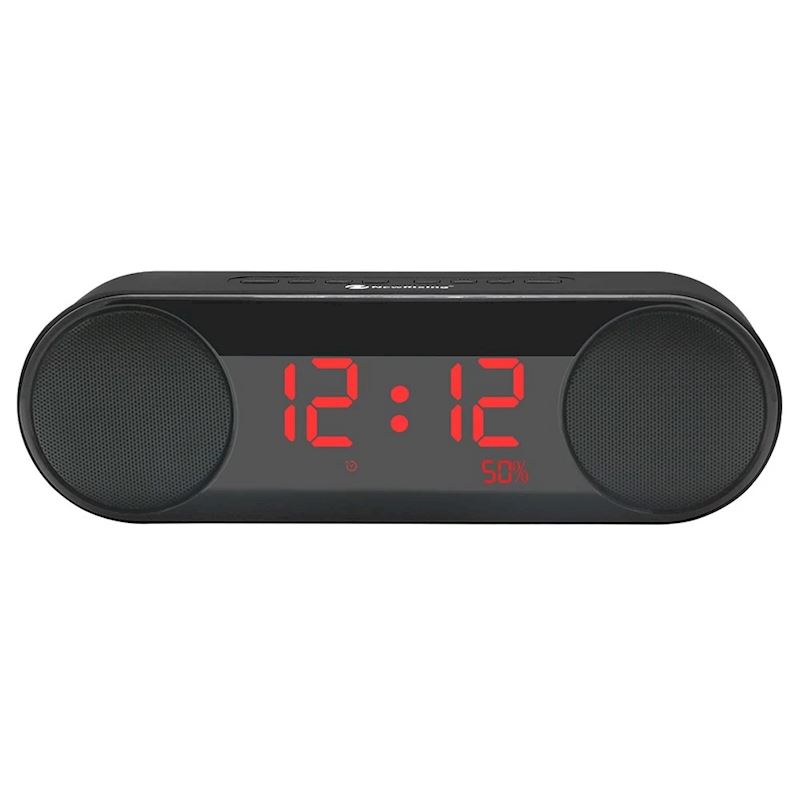 Alarm Clock/Speaker Wireless 20cm, div. Farben