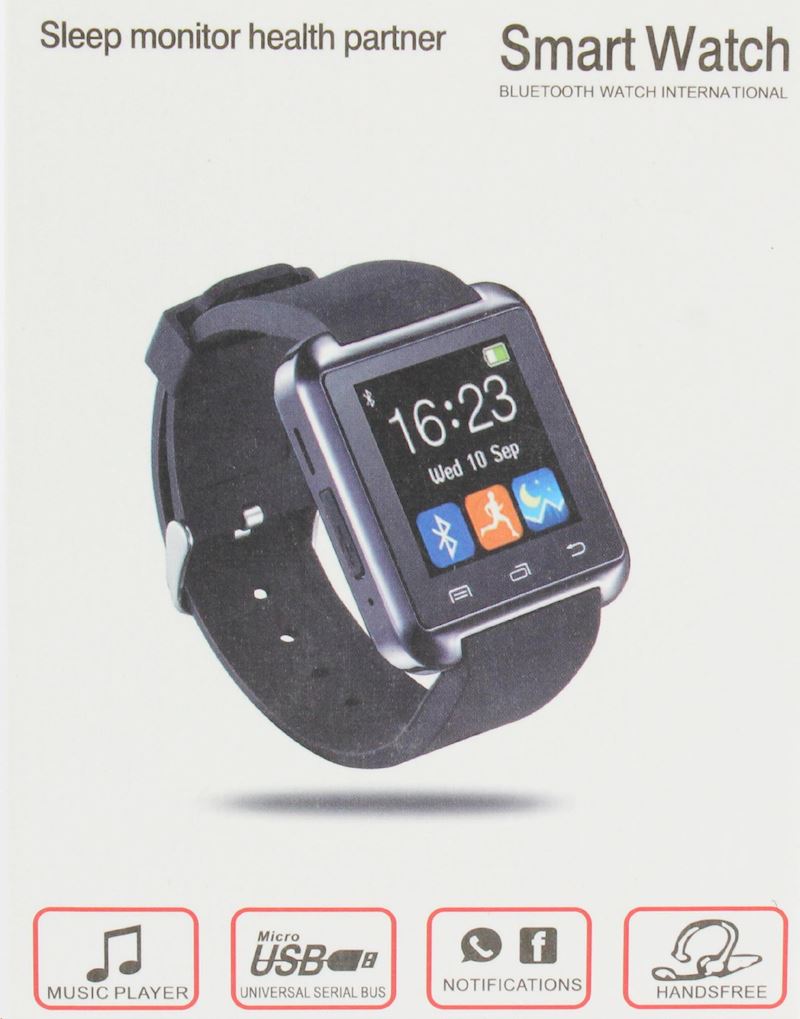 Smart Watch schwarz 