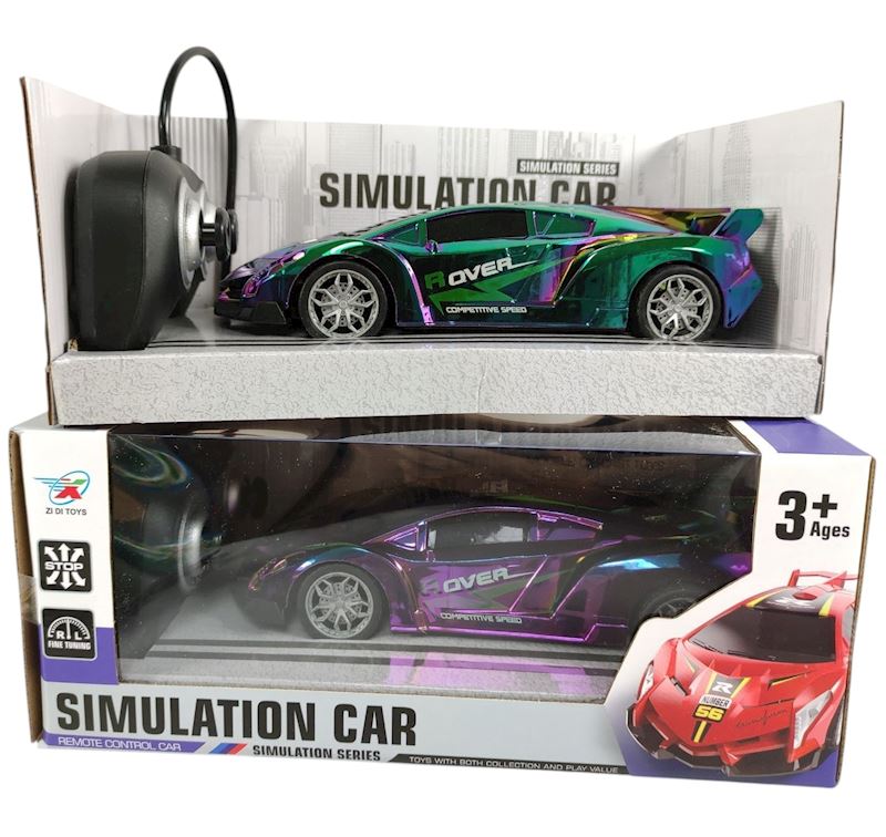 Voiture de sport télécommandée 20 cm, 2 ass. ex. 2 AA piles