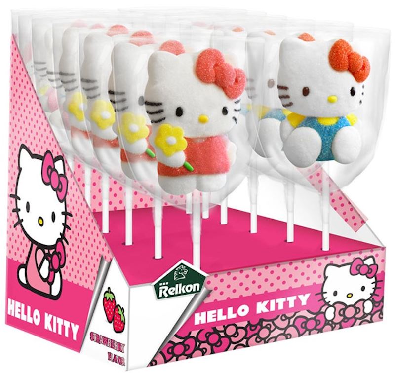 Marshmallow Lollipop 45g Hello Kitty
