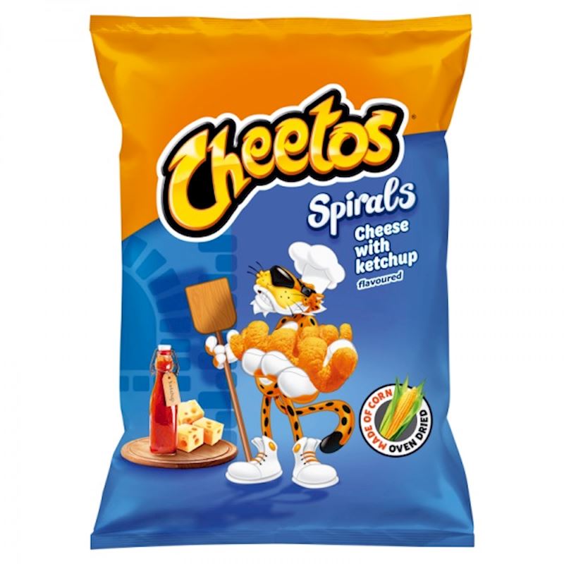 Cheetos Spirals Ketchup and Cheese 130g