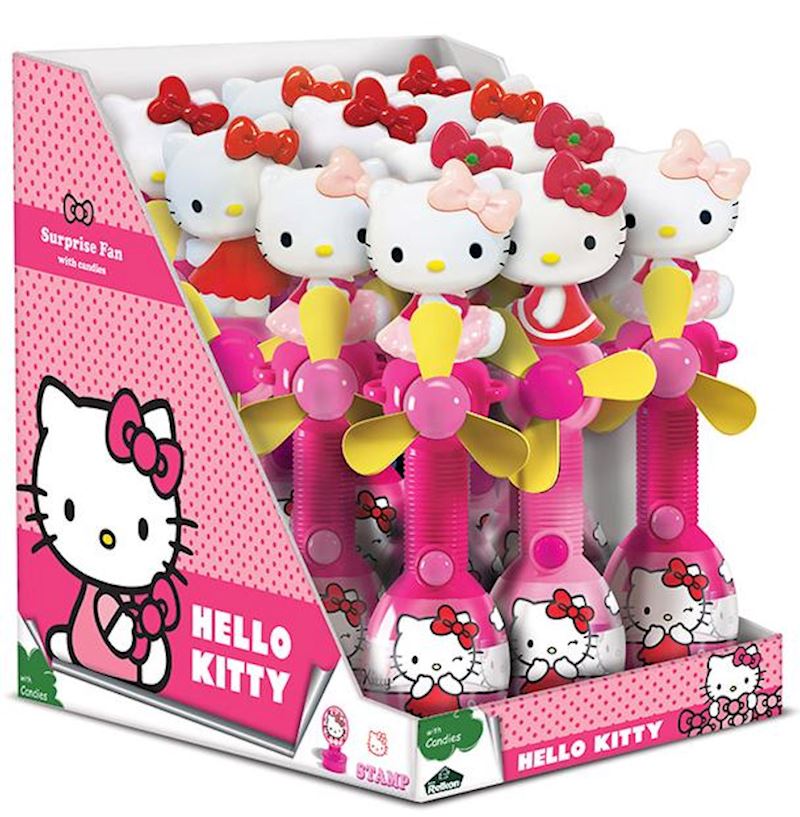 Hello Kitty Surprise Fan avec timbre (hélice blanche)