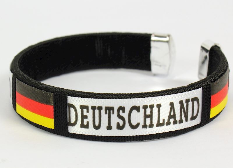 Fanarmband Deutschland 6.5x1.2 cm
