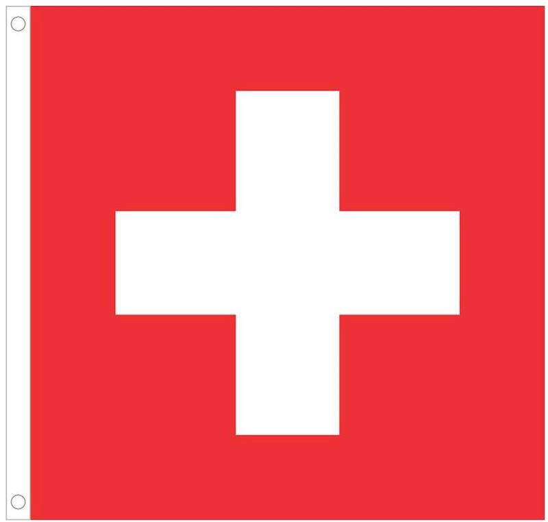 Flagge Schweiz 150cm x 150cm mit Ösen