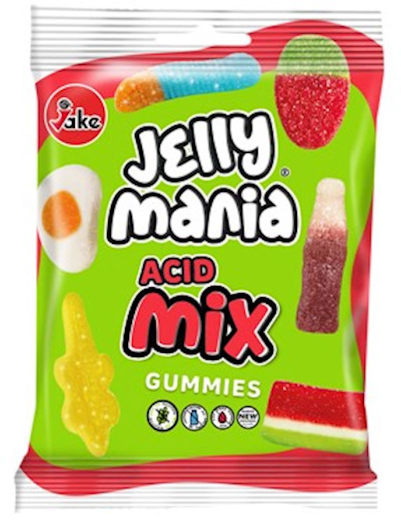 Jake Jellymania Acid Mix 100g sauer, im Beutel