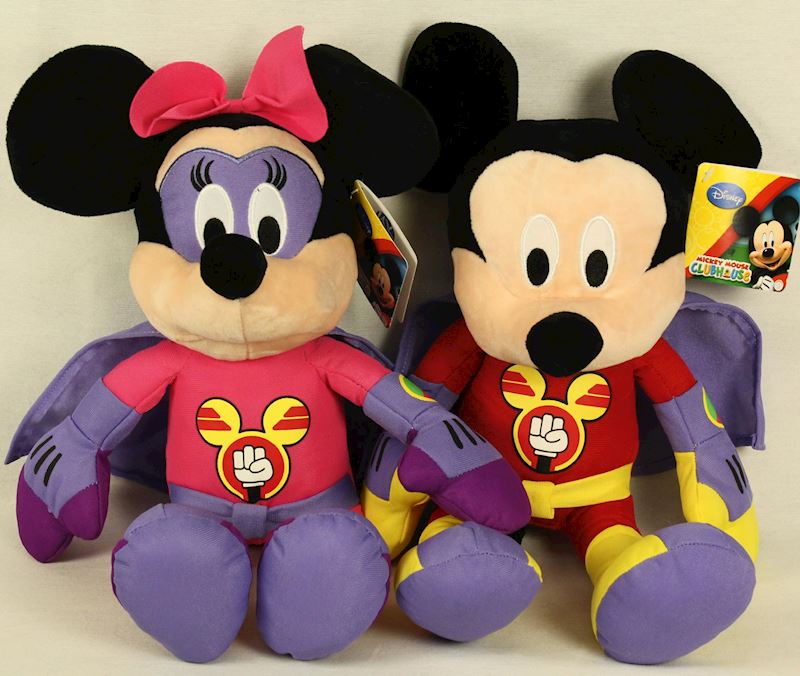 Plüsch Minnie & Mickey Superhero 40cm