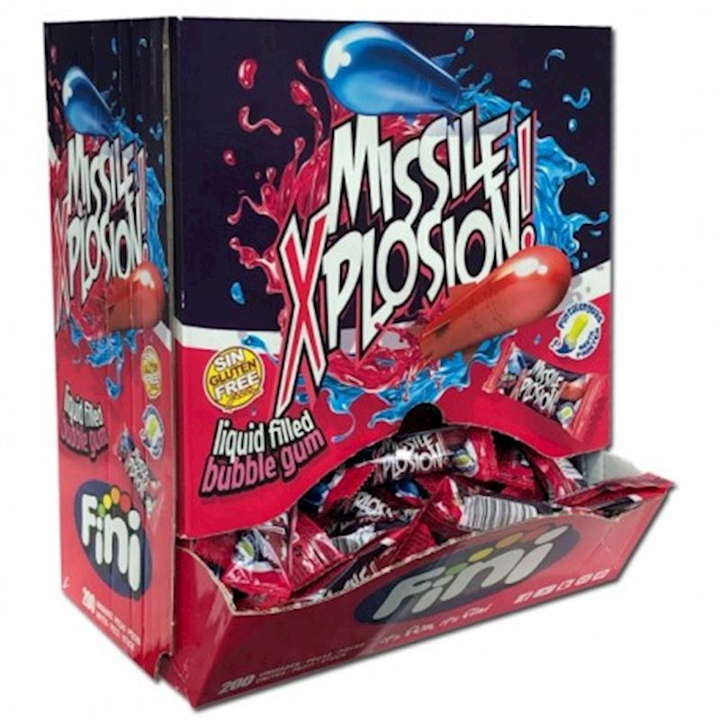 FINI Missile Explosion Gum gefüllte Kaugummisticks