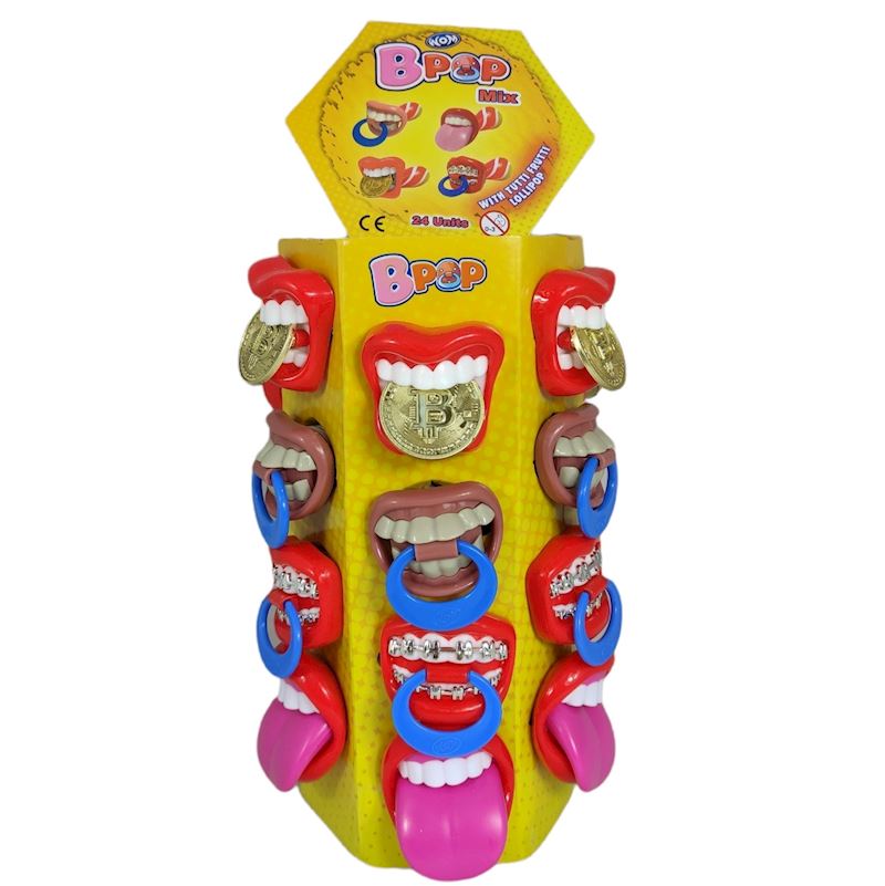 WOM B-Pop Mix Tower mit 24 Lollipop Schnuller