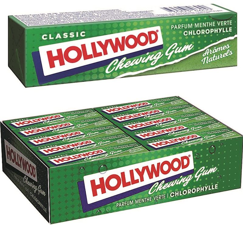 Kaugummi Hollywood 11er grün Chlorophylle Minze