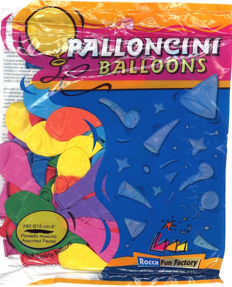 Abschiessballone A60 45cm Umfang, Beutel à 100 Stück