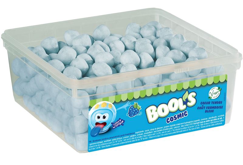 Maxi Cosmic Bool Bonbons blau Kaubonbon Himbeere 200 Stk.