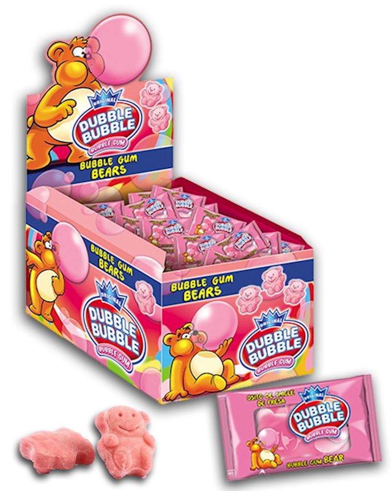 Dubble Bubble Gum Bears Strawberry