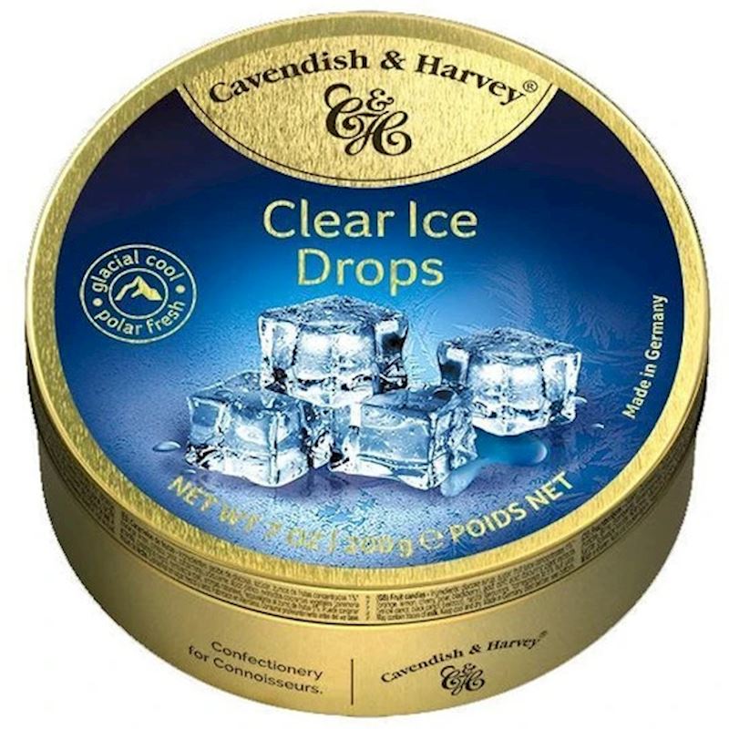 Cavendish & Harvey Boîte Clear Ice Drops 200g
