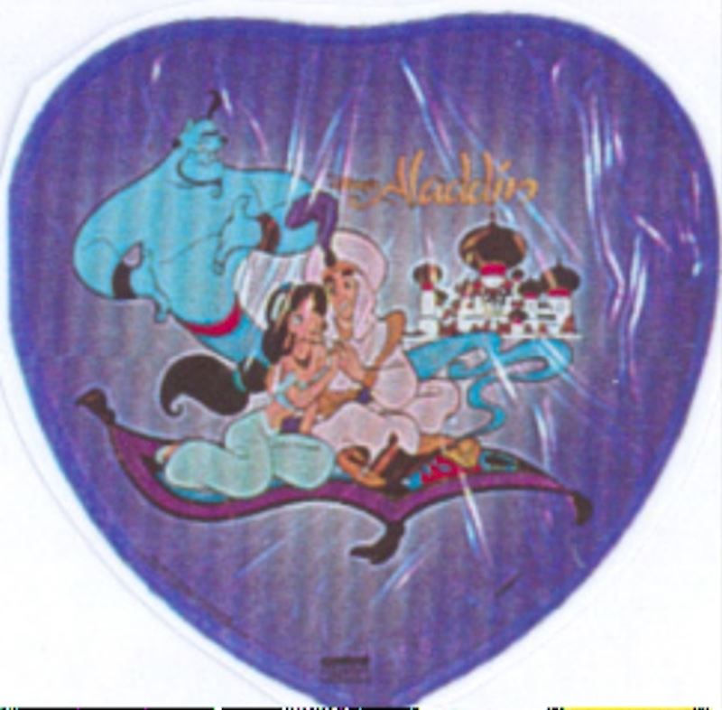 Folienballon offen Aladdin Mini