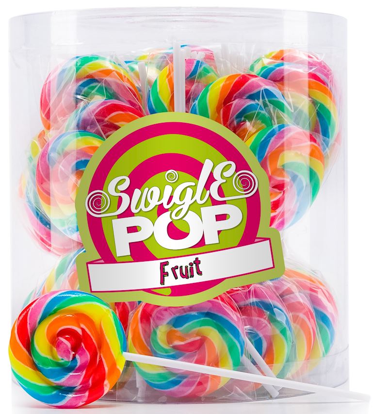 Spiral Lollipop Swigle Pop 12g 
