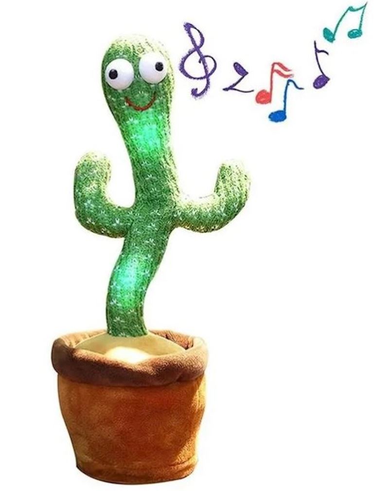 Cactus dansant 33cm avec mouvement et son