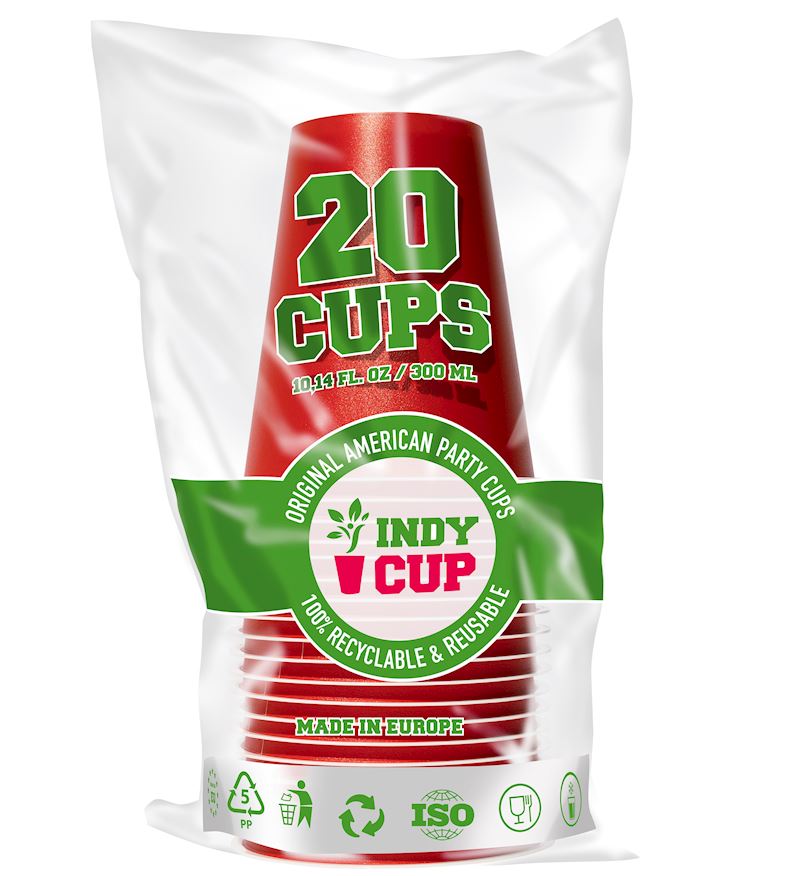 Gobelet Red Cup rouge 300ml, 20pcs