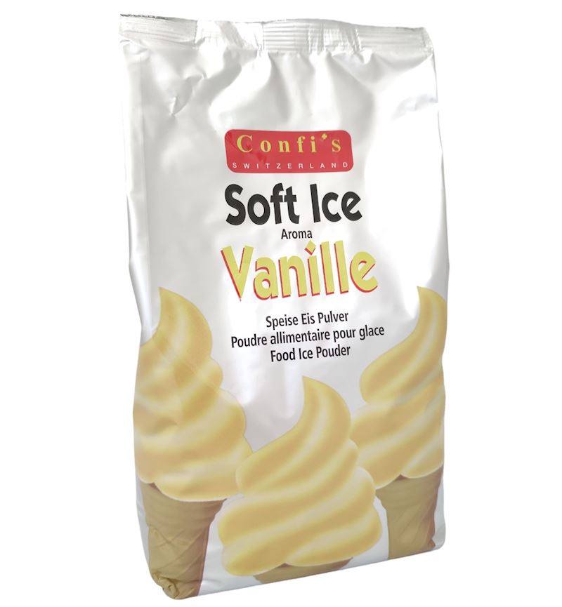 Poudre pour Soft Ice Hardy's Arôme de vanille, sac de 1.3kg