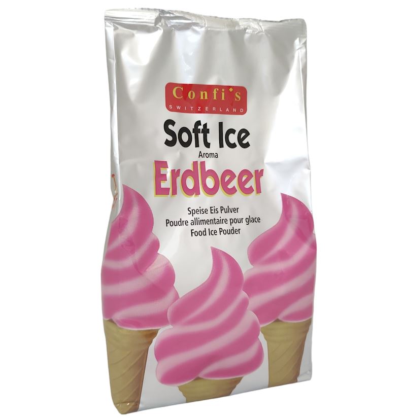 Poudre pour Soft Ice Hardy's Arôme fraise, sac de 1.3kg