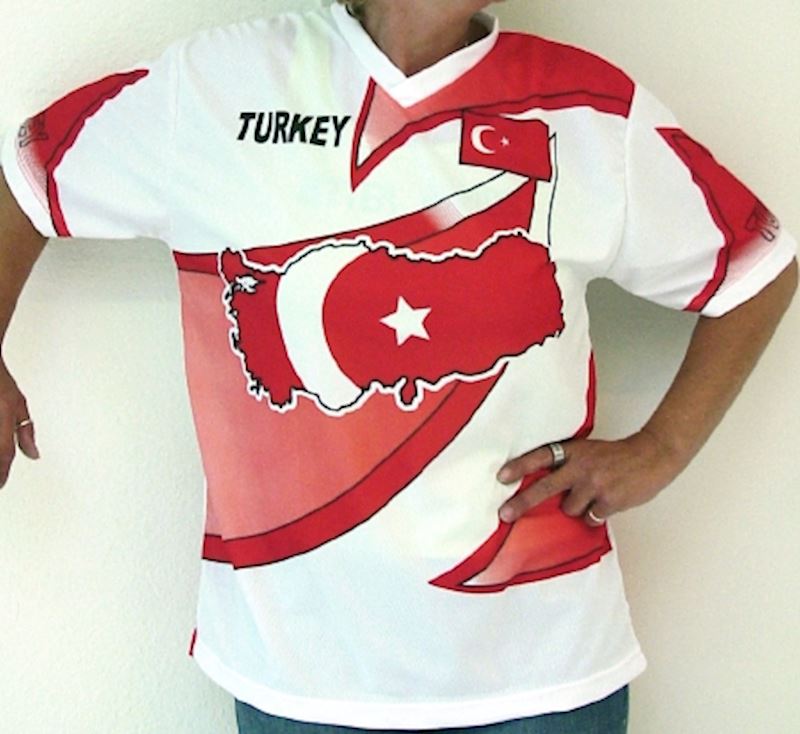 T-Shirt Türkei Grösse S 100% Polyester