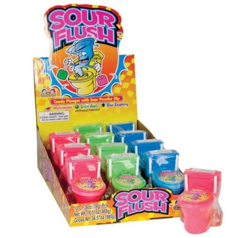 FunnyCandy Sour Flush Candy WC 3xsort.