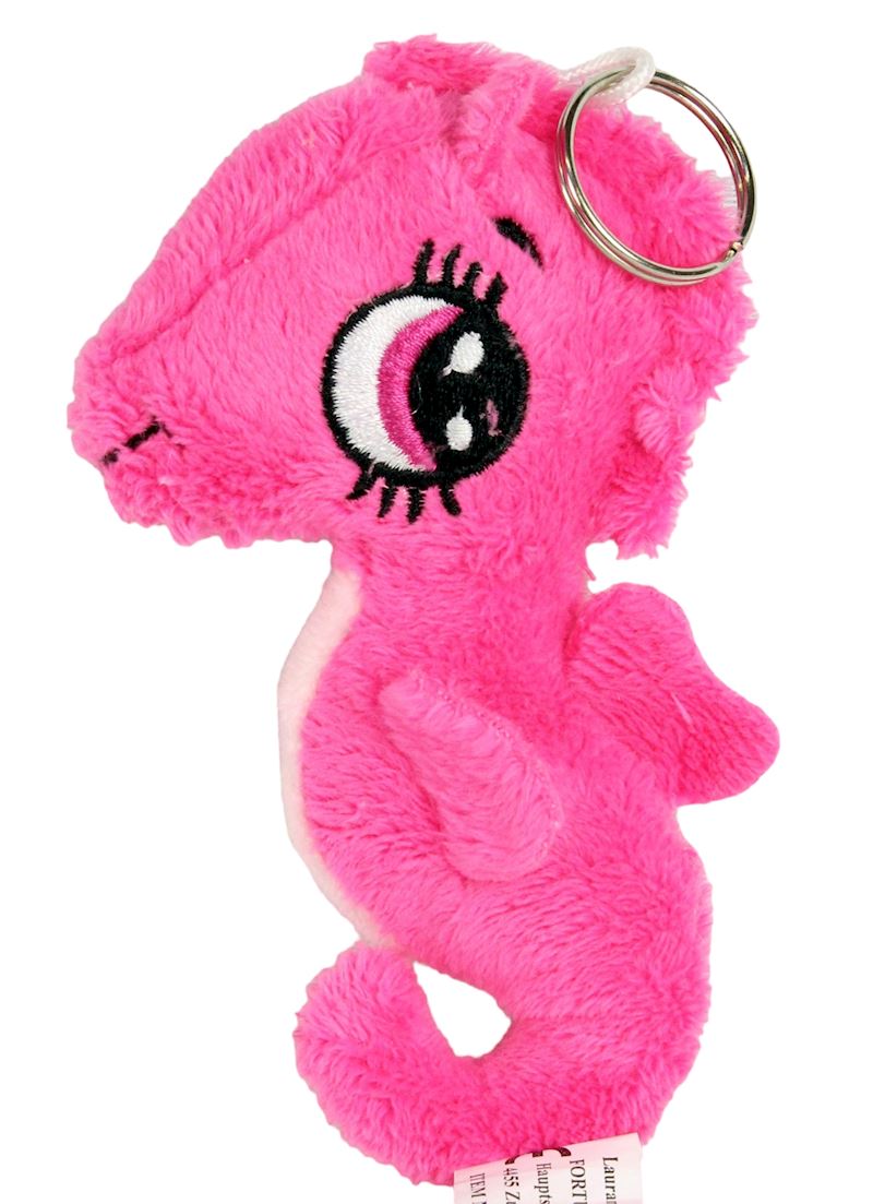 Hippocample en peluche 12 cm avec porte clef