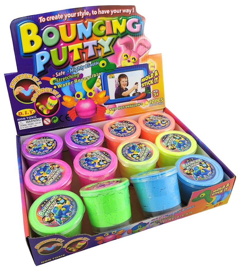 Bouncing Putty Stretch 28g 6 Farben